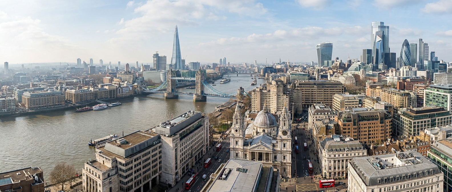 London, United Kingdom cityscape